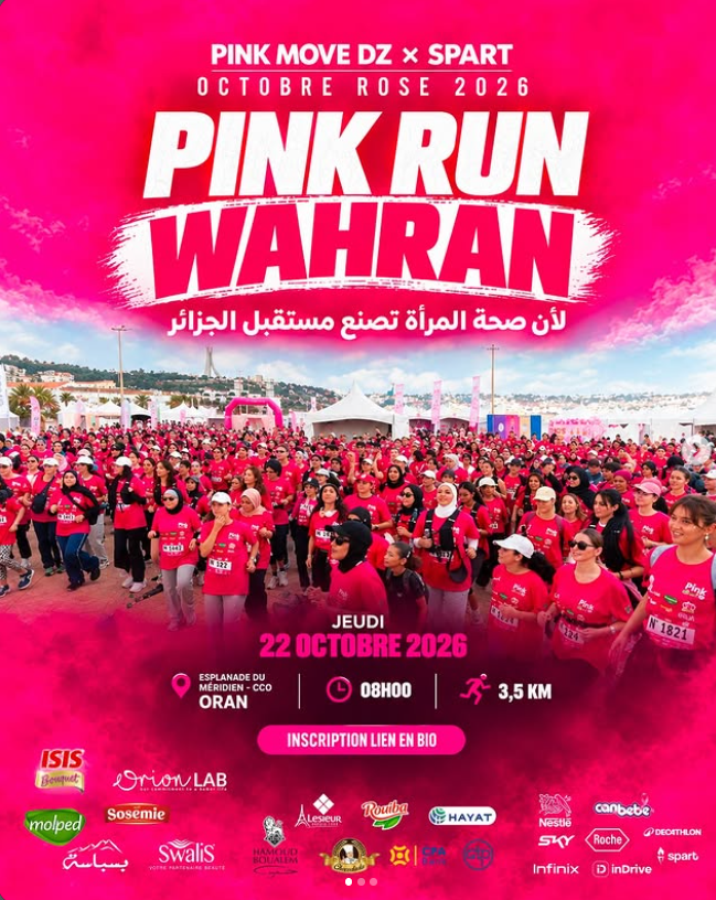 Pink Run Oran - 3.5km 2026