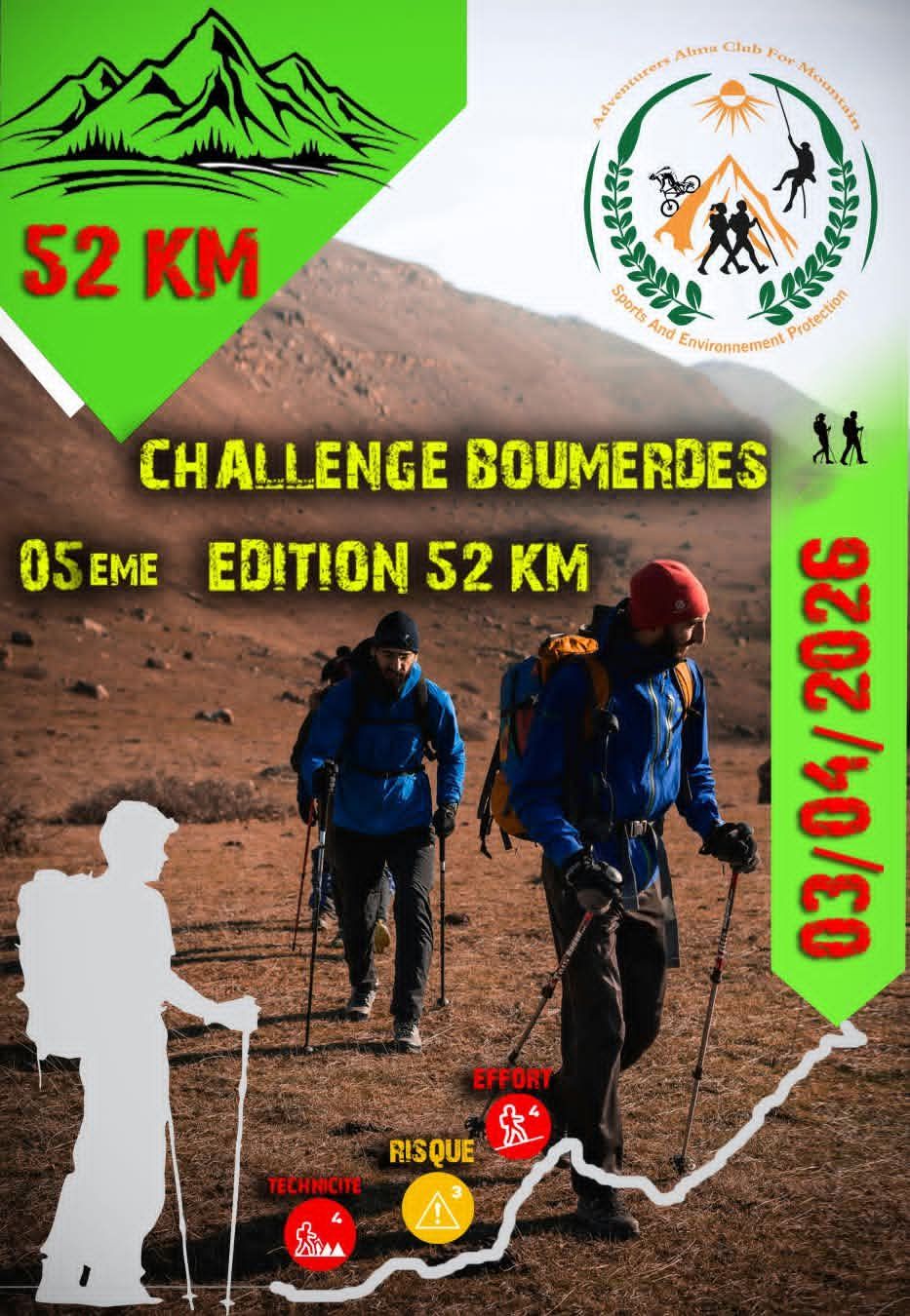 ❌ Annulé - Défi Marche Longue Distance – Boumerdès 2026