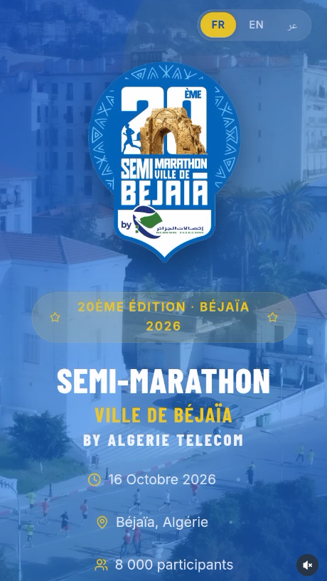 Semi-Marathon International de Béjaïa 2026 - 20e Edition