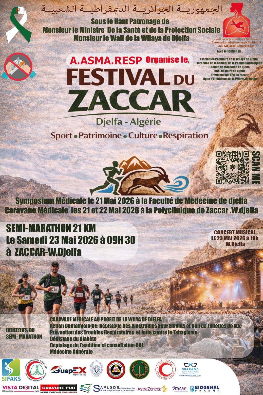Semi-Marathon de Zaccar – Djelfa 2026