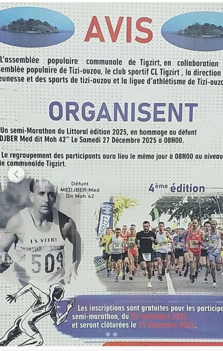 Semi-Marathon du Littoral – Tigzirt 2025